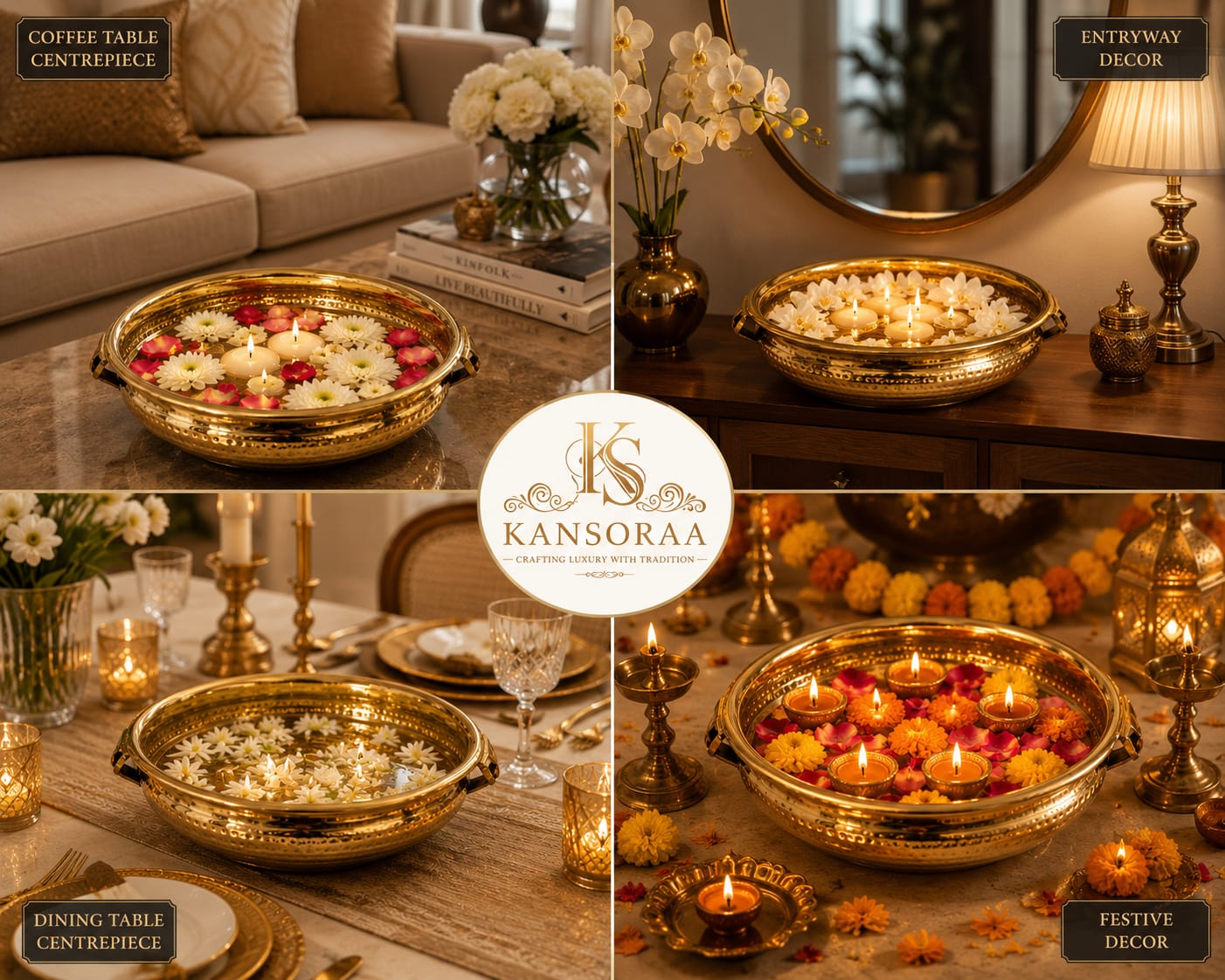 Kansoraa Premium Urli - Hammered