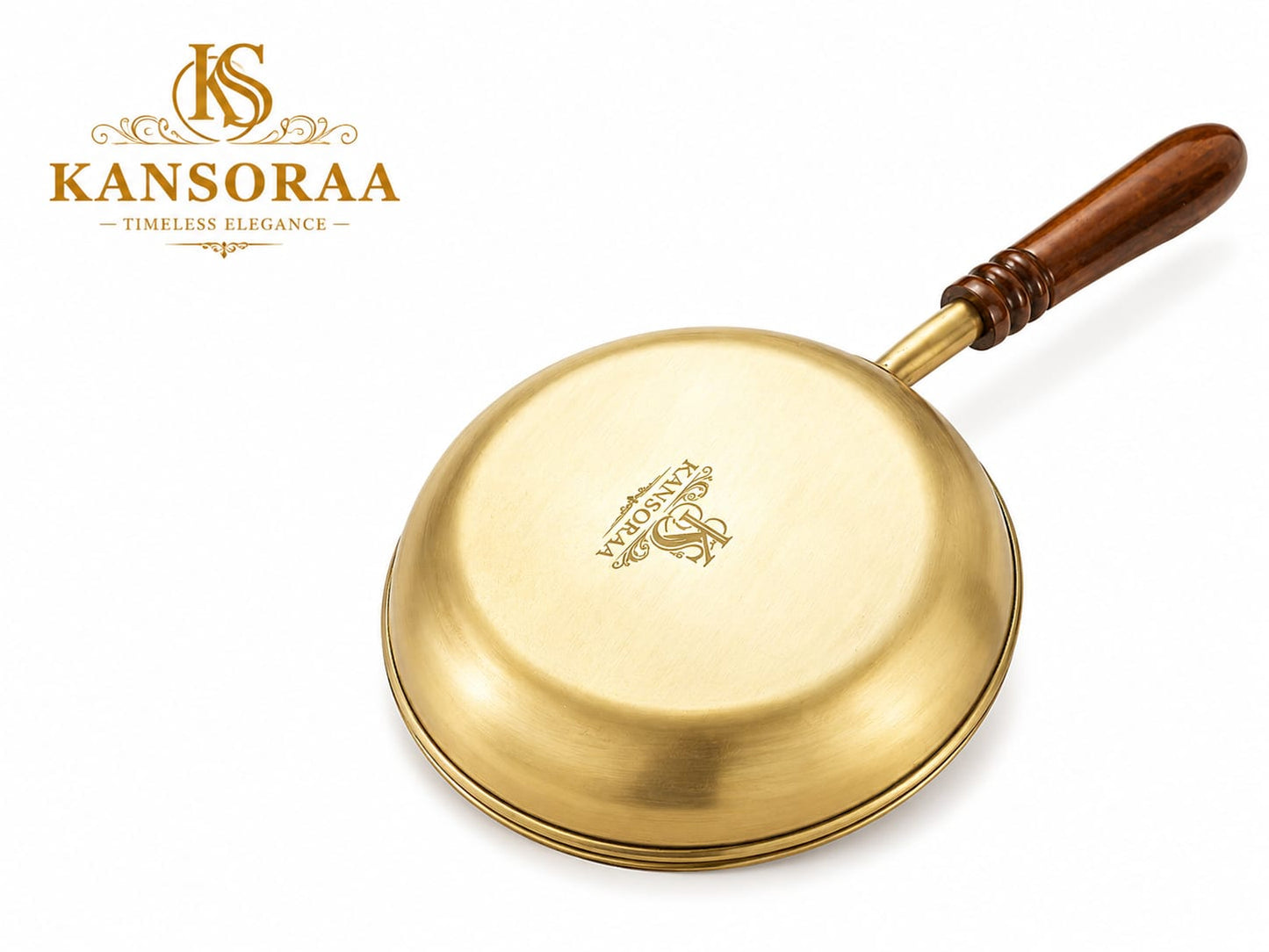 Brass shudh Brass fry pan