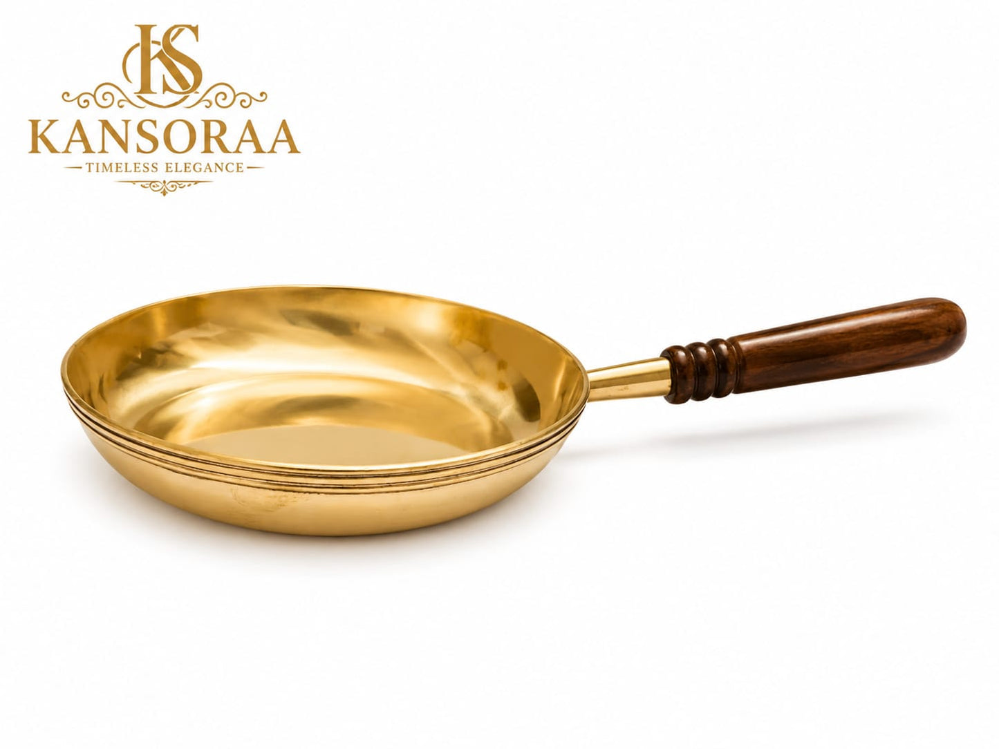 Brass shudh Brass fry pan