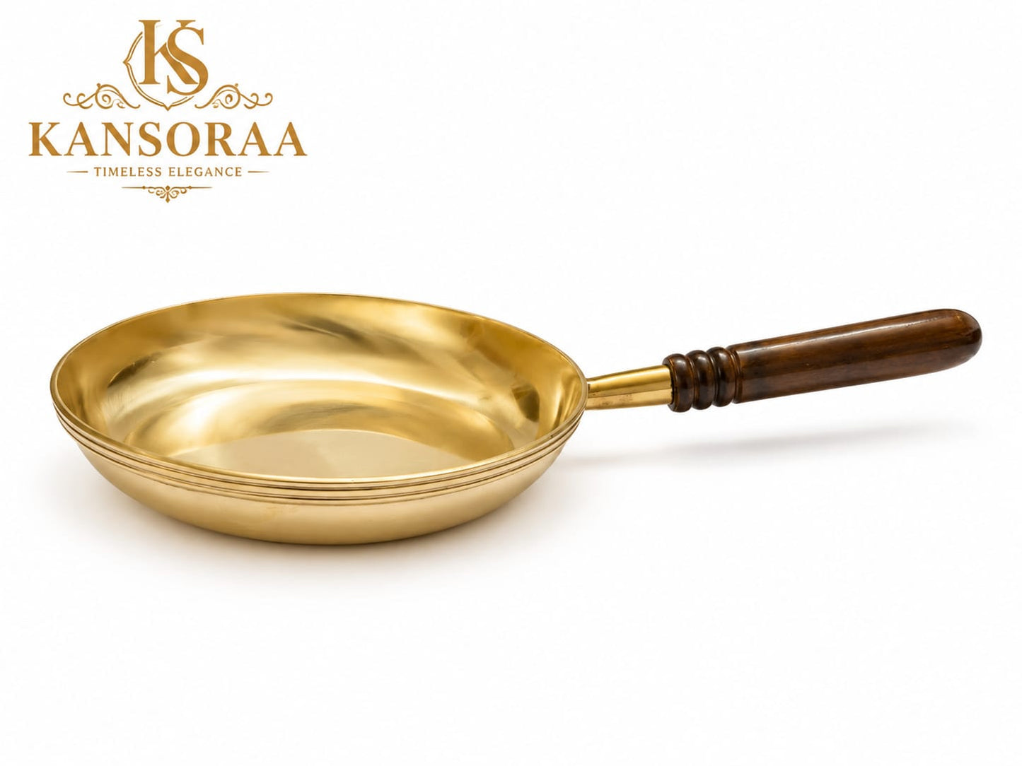 Brass shudh Brass fry pan